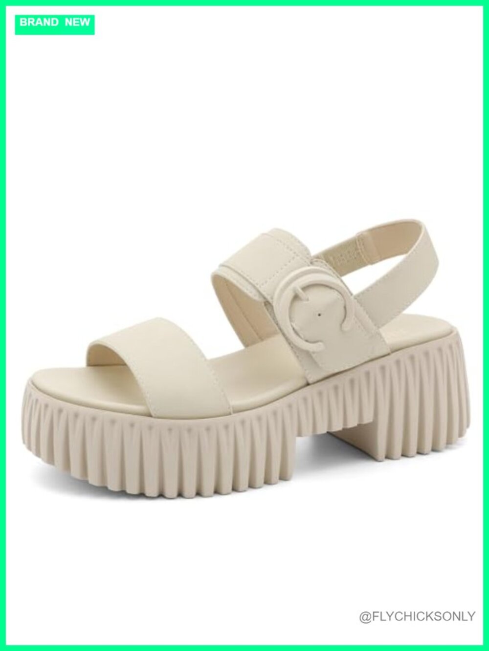 Faux Leather Platform Wedge Sandals with Arch Support & Adjustable Strap